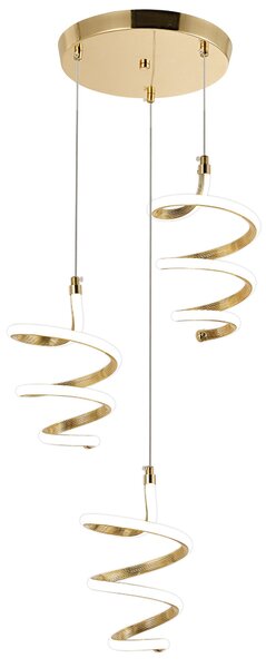 LED függőlámpa G075-3CPR Gold