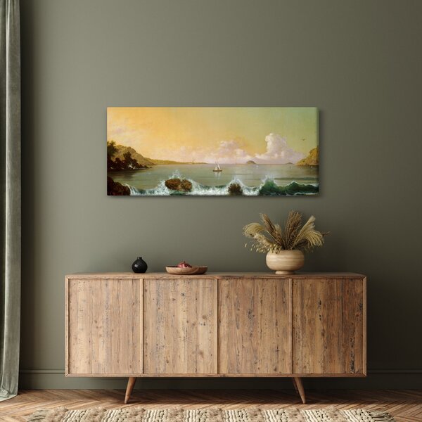 Kép - Martin Johnson Heade, Rio de Janeiro Bay, reprodukciók (120x50 cm)