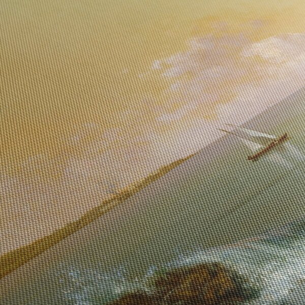 Kép - Martin Johnson Heade, Rio de Janeiro Bay, reprodukciók (órával) (90x30 cm)