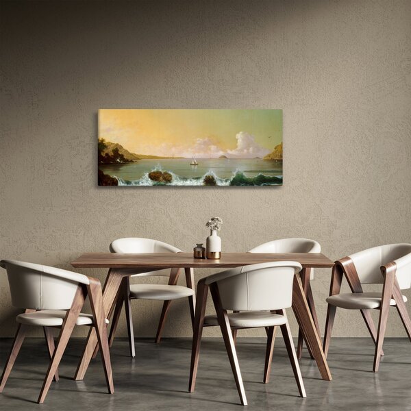 Kép - Martin Johnson Heade, Rio de Janeiro Bay, reprodukciók (120x50 cm)