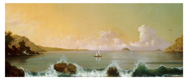 Kép - Martin Johnson Heade, Rio de Janeiro Bay, reprodukciók (120x50 cm)