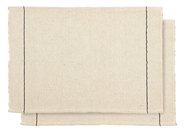 Pamutkeverék tányéralátét szett 2 db-os 35x50 cm Lunel – Kave Home