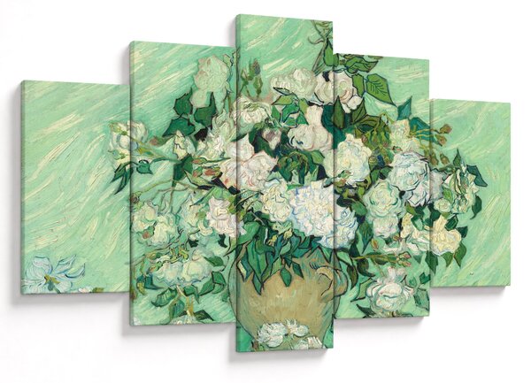 Kép - Vincent van Gogh, Roses, reprodukciók (150x105 cm)