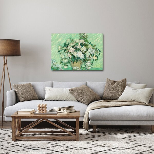 Kép - Vincent van Gogh, Roses, reprodukciók (70x50 cm)