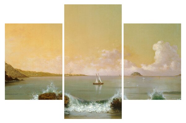Kép - Martin Johnson Heade, Rio de Janeiro Bay, reprodukciók (90x60 cm)