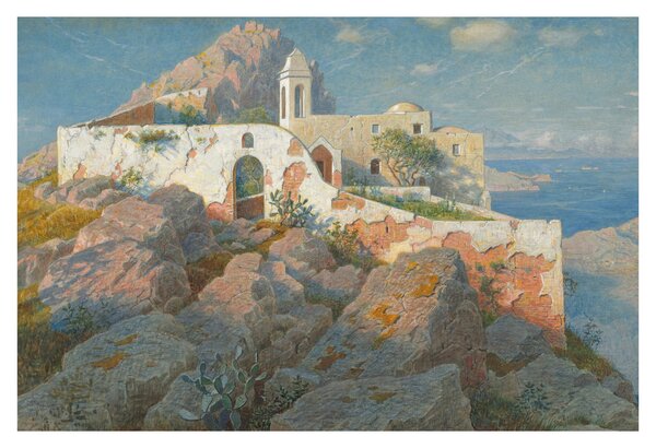 Kép - William Stanley Haseltine, Santa Maria a Cetrella, Anacapri, reprodukciók (90x60 cm)