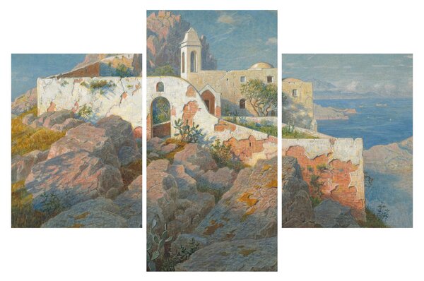 Kép - William Stanley Haseltine, Santa Maria a Cetrella, Anacapri, reprodukciók (90x60 cm)