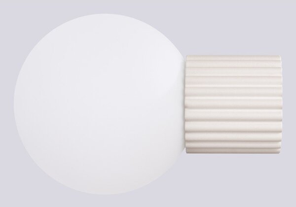 Krémszínű fali lámpa ø 12 cm Orbital – Sollux