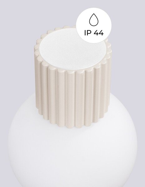 Krémszínű fali lámpa ø 12 cm Orbital – Sollux
