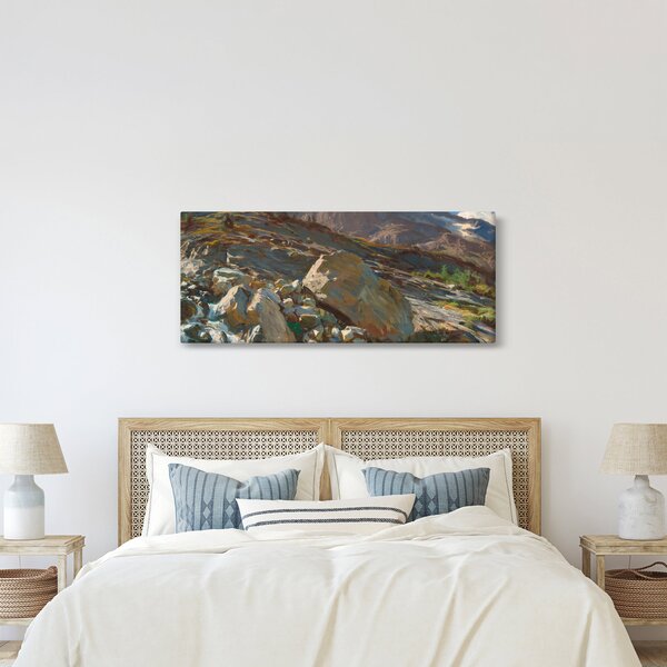 Kép - John Singer Sargent, Simplon Pass, reprodukciók (120x50 cm)
