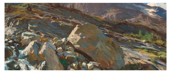 Kép - John Singer Sargent, Simplon Pass, reprodukciók (120x50 cm)