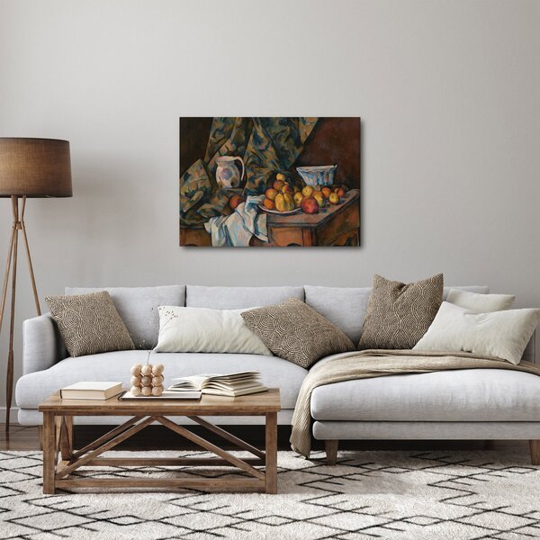 Kép - Paul Cézanne, Still Life with Apples and Peaches, reprodukciók (70x50 cm)