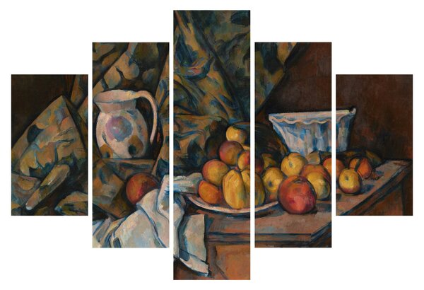 Kép - Paul Cézanne, Still Life with Apples and Peaches, reprodukciók (150x105 cm)