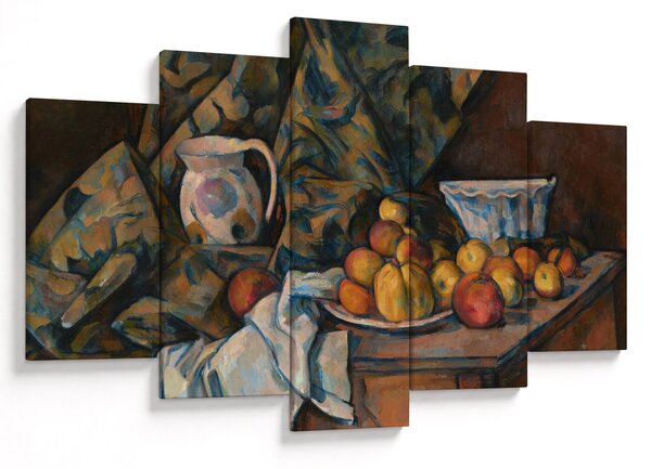 Kép - Paul Cézanne, Still Life with Apples and Peaches, reprodukciók (150x105 cm)