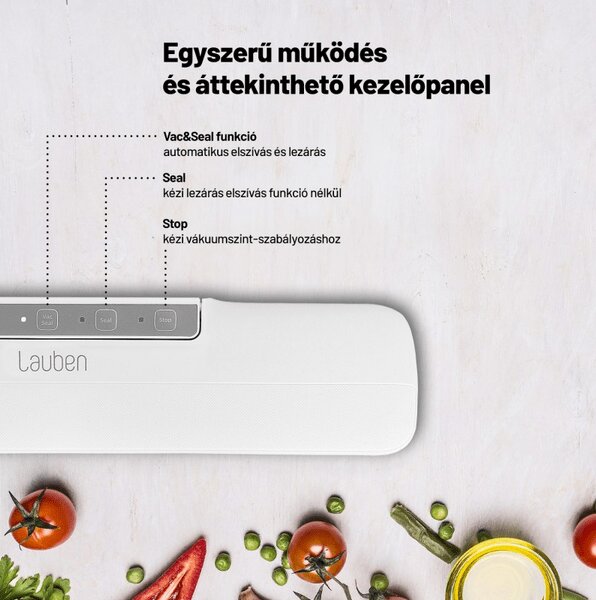 Lauben 10WT Vákuumfóliázó, fehér