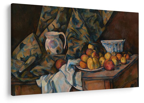 Kép - Paul Cézanne, Still Life with Apples and Peaches, reprodukciók (90x60 cm)