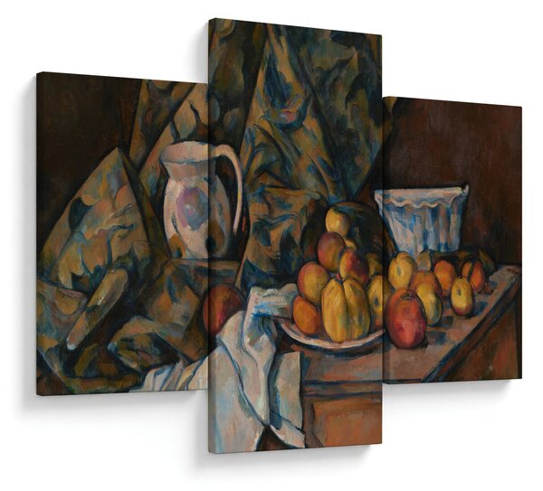 Kép - Paul Cézanne, Still Life with Apples and Peaches, reprodukciók (90x60 cm)