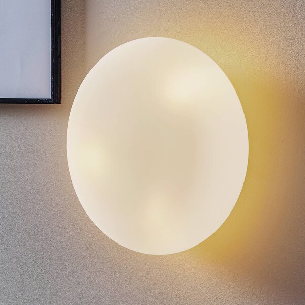 Artemide Itka üveg fali világítás IP65 Ø 35 cm, dimmelhető, Fehér / opál, Nappali / Étkező, Üveg, Modern