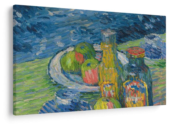 Kép - Alexej von Jawlensky, Still Life with Bottles and Fruit, reprodukciók (90x60 cm)