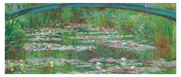 Kép - Claude Monet, The Japanese Footbridge, reprodukciók (120x50 cm)