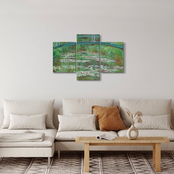 Kép - Claude Monet, The Japanese Footbridge, reprodukciók (90x60 cm)