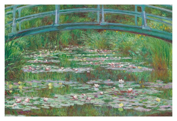 Kép - Claude Monet, The Japanese Footbridge, reprodukciók (90x60 cm)