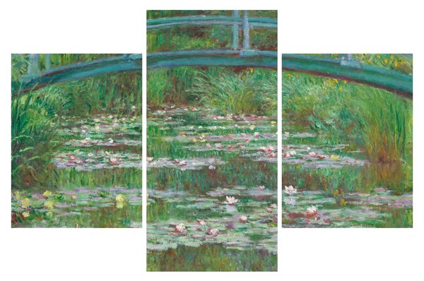Kép - Claude Monet, The Japanese Footbridge, reprodukciók (90x60 cm)