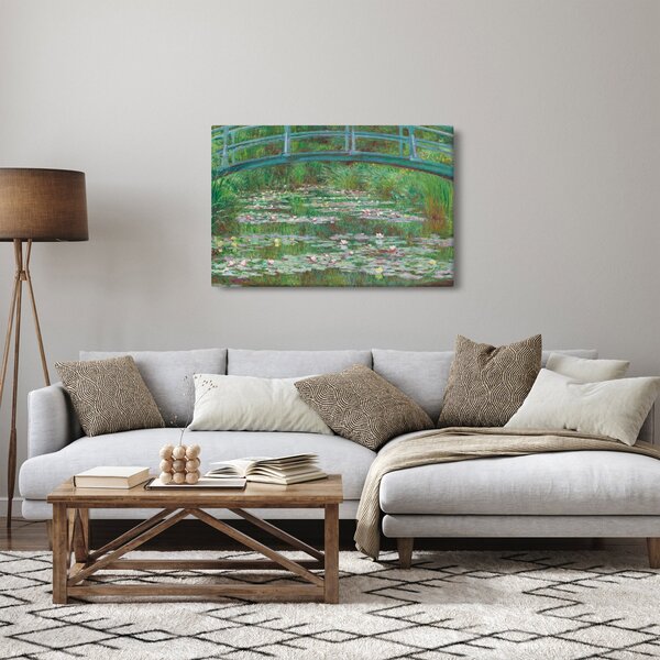 Kép - Claude Monet, The Japanese Footbridge, reprodukciók (90x60 cm)
