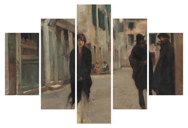 Kép - John Singer Sargent, Street in Venice, reprodukciók (150x105 cm)