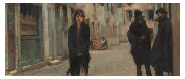 Kép - John Singer Sargent, Street in Venice, reprodukciók (120x50 cm)
