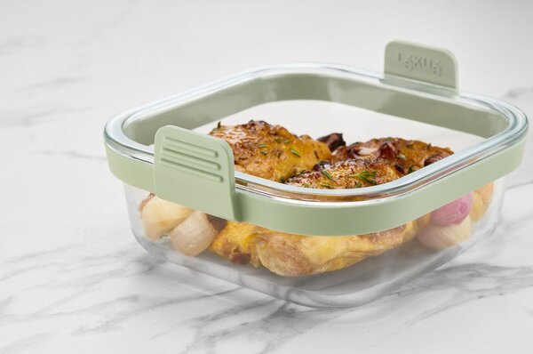 Üveg sütőforma forrólevegős fritőzhöz 18,5x17,5 cm – Lékué