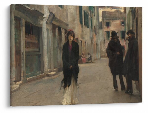 Kép - John Singer Sargent, Street in Venice, reprodukciók (70x50 cm)