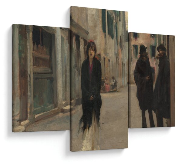 Kép - John Singer Sargent, Street in Venice, reprodukciók (90x60 cm)