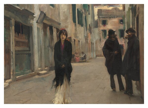 Kép - John Singer Sargent, Street in Venice, reprodukciók (70x50 cm)