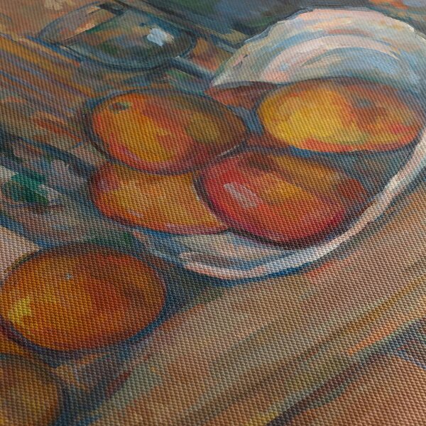 Kép - Paul Cézanne, Still Life with Milk Jug and Fruit, reprodukciók (70x50 cm)
