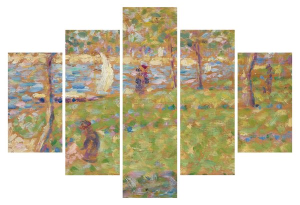 Kép - Georges Seurat, Study for "La Grande Jatte", reprodukciók (150x105 cm)