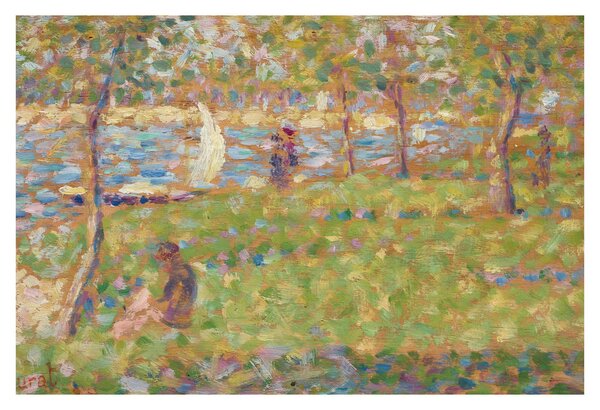 Kép - Georges Seurat, Study for "La Grande Jatte", reprodukciók (90x60 cm)