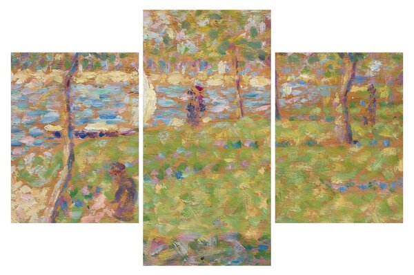 Kép - Georges Seurat, Study for "La Grande Jatte", reprodukciók (90x60 cm)