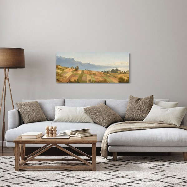 Kép - Alexandre Calame, Swiss Landscape, reprodukciók (120x50 cm)