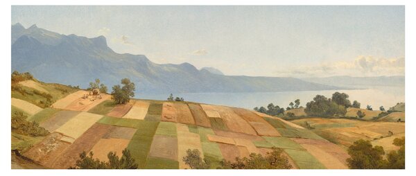 Kép - Alexandre Calame, Swiss Landscape, reprodukciók (120x50 cm)