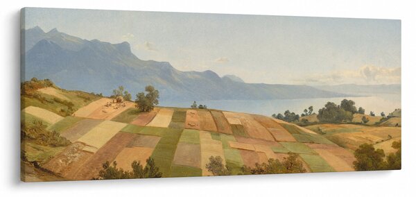 Kép - Alexandre Calame, Swiss Landscape, reprodukciók (120x50 cm)