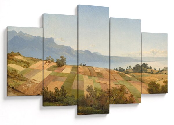 Kép - Alexandre Calame, Swiss Landscape, reprodukciók (150x105 cm)