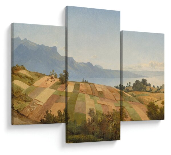 Kép - Alexandre Calame, Swiss Landscape, reprodukciók (90x60 cm)