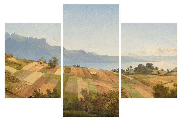 Kép - Alexandre Calame, Swiss Landscape, reprodukciók (90x60 cm)