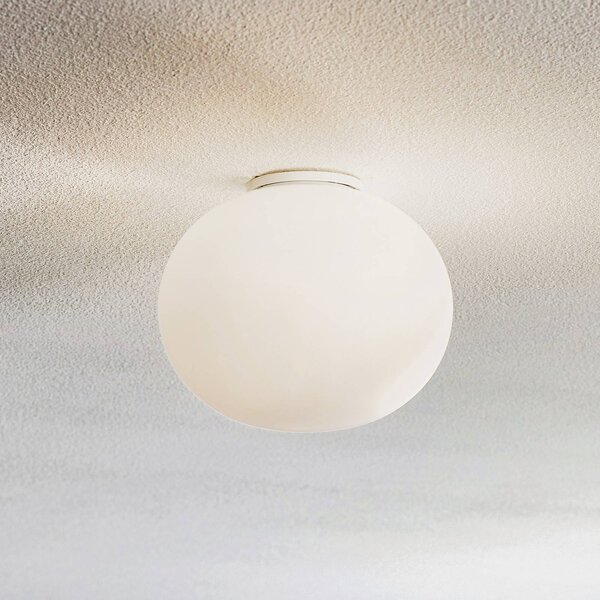 FLOS Glo-Ball C/W Zero mennyezeti világítás, dimmelhető, Fehér / opál, Nappali / Étkező, Üveg, Dizájn