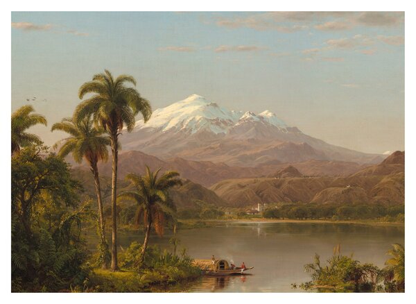 Kép - Frederic Edwin Church, Tamaca Palms, reprodukciók (70x50 cm)