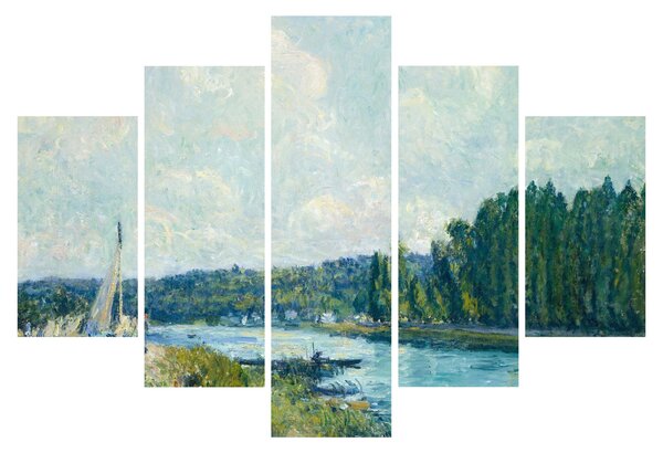 Kép - Alfred Sisley, The Banks of the Oise, reprodukciók (150x105 cm)