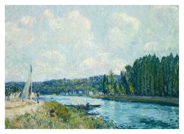Kép - Alfred Sisley, The Banks of the Oise, reprodukciók (70x50 cm)