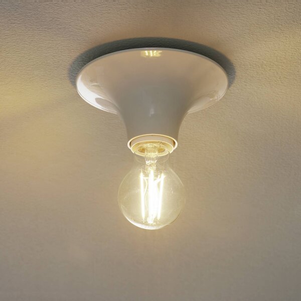 Artemide Teti design mennyezeti lámpa, fehér, dimmelhető, Fehér / opál, Nappali / Étkező, Műanyag, Dizájn