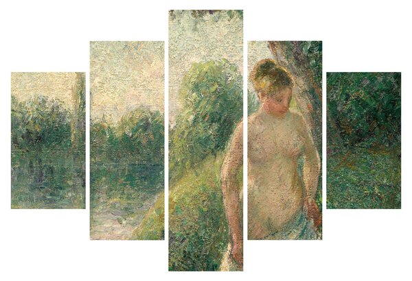 Kép - Camille Pissarro, The Bather, reprodukciók (150x105 cm)